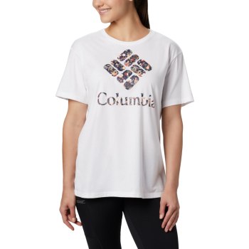 Columbia Park Relaxed, Camiseta Blancos Para Mujer | 753824-JVI